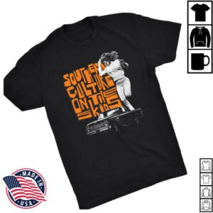 Portmerch Store Southern Culture On Skids Go Go Girl T - Orange Lettering