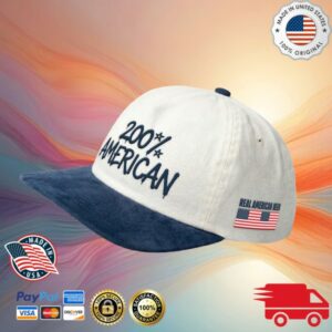 Real American Beer Store Merch 200% American Hat