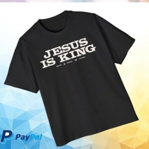 Real Faith Store Merch Jesus Is King Oversized Tee