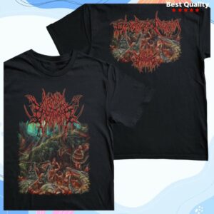 Realityfade Store Merch Agonal Breathing Bloodthirsty Mutilation T-Shirt