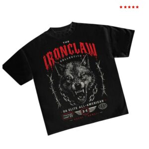 Sadstonie Store Merch The Ironclaw Collective Wolf Graphic Tee