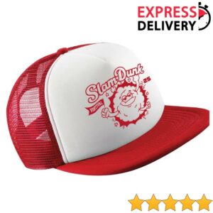 Slam Dunk Store Merch Kids Mascot Trucker Cap (Red)