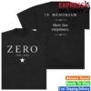 Smashing Pumpkins Store Merch Zero In Memoriam Tee