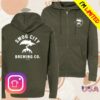 Smog City Brewing Store Merch Smog Zip Hoodie Green