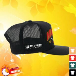 Spire Motorsports Store Merch #77 Carson Hocevar Talladega Win Hooey Hat 2026 (Black)