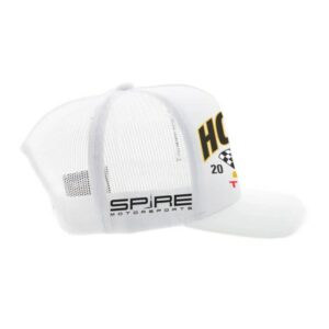 Spire Motorsports Store Merch #77 Carson Hocevar Talladega Win Hooey Hat 2026 (White)