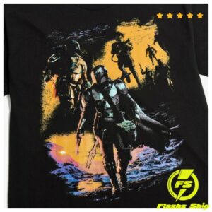 Star Wars Store Merch Star Wars Mandalorian Collage Forge Tee