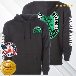 The 49Th Supply Co Store Merch Reel Life Is Calling Black Hoodie