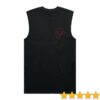 The Ghost Inside Store Merch Mask Sleeveless Tee (Black)