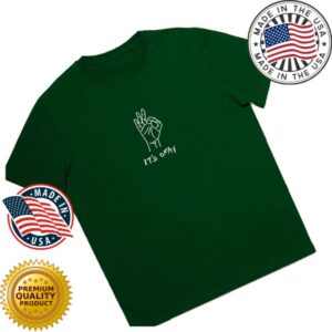 The Rumpled Store Merch T-Shirt It's Ok (Green)