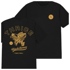 Thrice Merch Store Black Honey Tee - Black