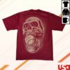 Throwback City Store Merch 00S Baseball Mouth Tee - Brick Red