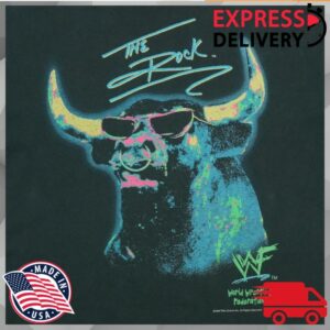 Wyco Vintage Store Merch 1999 The Rock Wwf Brahma Bull Shirt