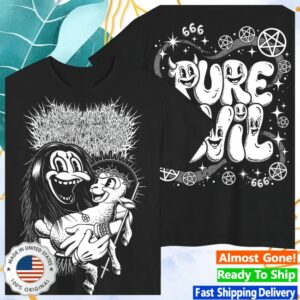 Xavleg Band Store Merch 'Pure Evil' Xavleg X Brooksart Limited Edition Collab Tee