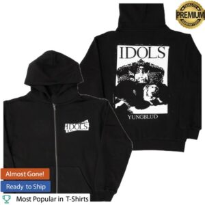 Yungblud Store Merch Idols Zip Up Hoodie