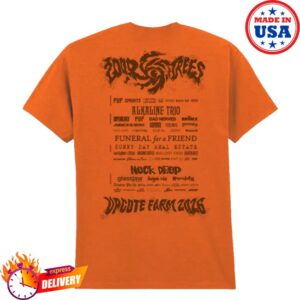 2000Trees Store Merch 2026 Lineup Shirt - Orange