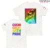 Charo Merch Store Cuchi-Cuchi With Pride White Shirt 2 Charo Merch Store Cuchi-Cuchi With Pride White Shirt