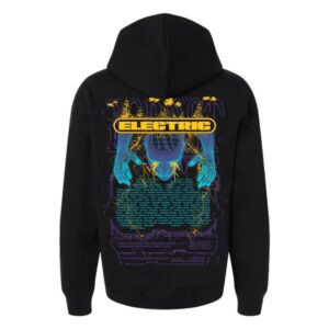 Electric Forest Store Merch Cyber Head 2026 Lineup Zip Hoodie