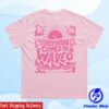 Happiness Project Store Merch Happiness Comes In Waves Shirt Pink