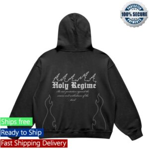 Holy Regime Store Merch Holy Fire Hoodie
