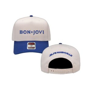Jbj's Nashville Store Merch Jbj's Bon Jovi Blue-Natural Snapback