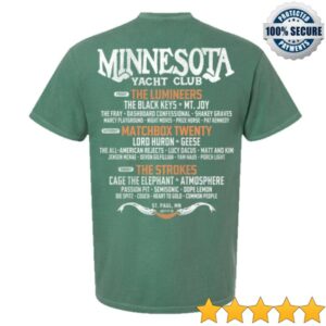 Minnesota Yacht Club Festival Store Merch Steamboat Lineup Tee
