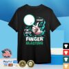 Shark Robot Store Merch Finger Gun Shirt