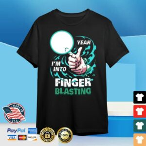 Shark Robot Store Merch Finger Gun Shirt