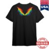 Shark Robot Store Merch Rainbow Pride Bat Wings Shirt