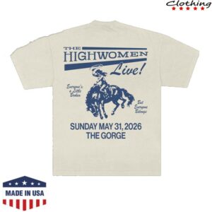 The Highwomen Store Merch Live At The Gorge Show Tee