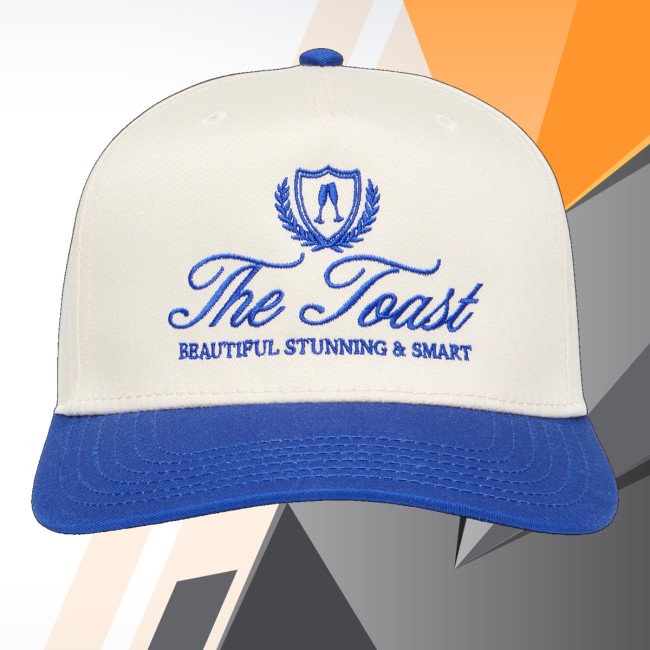 The Toast Podcast Merch Store Club Hat Royal Two-Tone 2 The Toast Podcast Merch Store Club Hat Royal Two-Tone