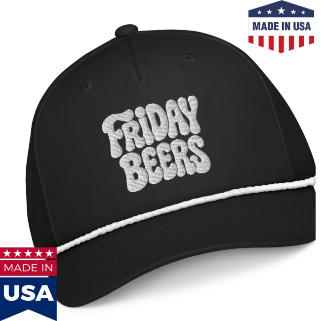 Almost Friday Store Merch Friday Beers Embroidered Rope Hat 2 Almost Friday Store Merch Friday Beers Embroidered Rope Hat