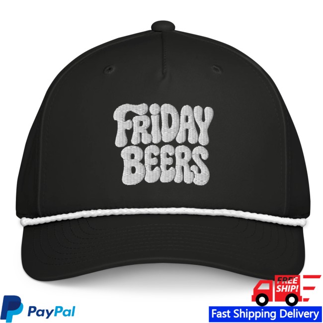 Almost Friday Store Merch Friday Beers Embroidered Rope Hat 3 Almost Friday Store Merch Friday Beers Embroidered Rope Hat