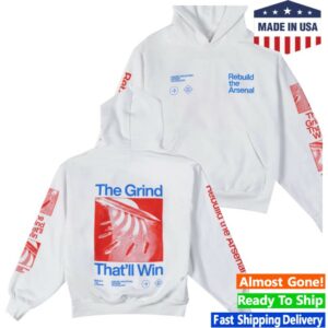 Anduril Store Merch Rebuild The Arsenal 'The Grind That'll Win' Hoodie