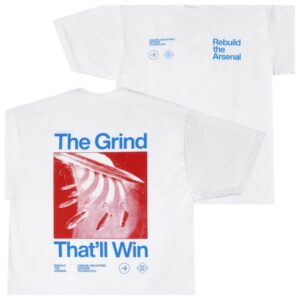 Anduril Store Merch Rebuild The Arsenal 'The Grind That'll Win' T-Shirt