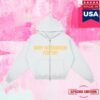 Bysofia Store Merch No Fashun Tdy Zip-Up Hoodie Yellow