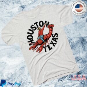 Charlie Hustle Store Merch Houston Texas Crawfish Cowboy Ash Tee