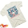 Charlie Hustle Store Merch Stl Gateway Arch National Park White Tee