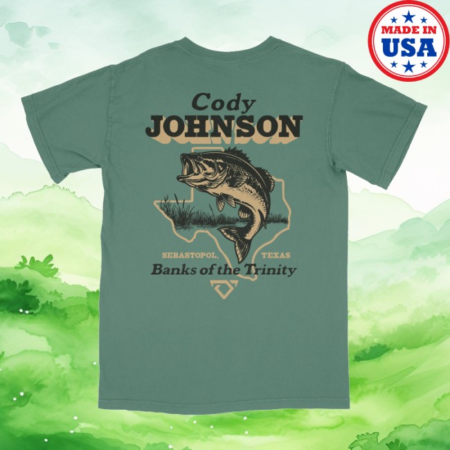 Cody Johnson Store Merch Light Green Bass Tee 5 Cody Johnson Store Merch Light Green Bass Tee