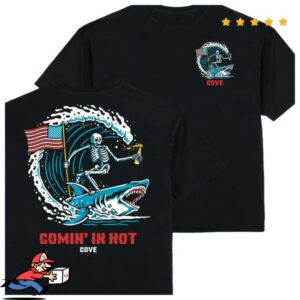 Cove Store Merch Comin' In Hot Tee - Black