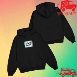 Daft Punk Store Merch Human After All Black Hoodie