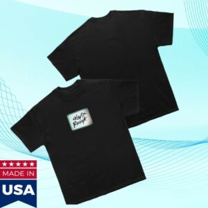Daft Punk Store Merch Human After All Black T-Shirt