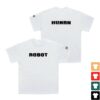 Daft Punk Store Merch Human After All White Robot T-Shirt