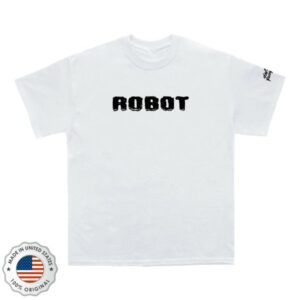 Daft Punk Store Merch Human After All White Robot T-Shirt