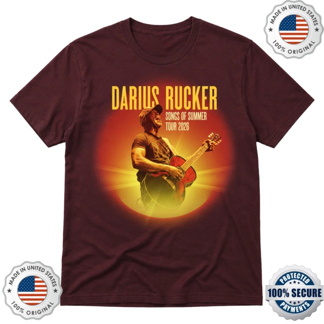 Darius Rucker Store Merch Songs Of Summer Tour Tee 5 Darius Rucker Store Merch Songs Of Summer Tour Tee