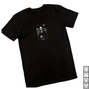 Doomsdayco Store Merch Mona Lisa Skele Black T-Shirt