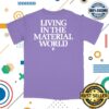 George Harrison Store Merch Living In The Material World Violet Hand T-Shirt