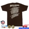 Inhaler Store Merch Brown North America Tour '24 Tee