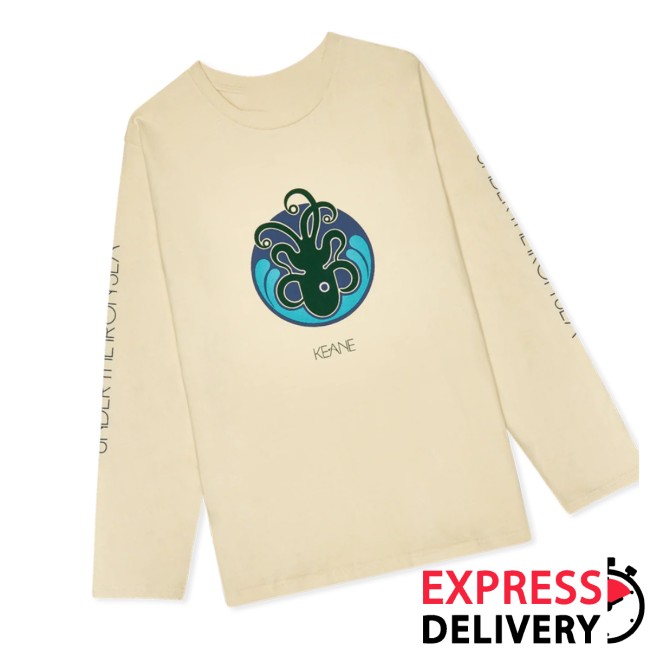Keane Music Store Merch Octopus Long Sleeve T-Shirt 4 Keane Music Store Merch Octopus Long Sleeve T-Shirt