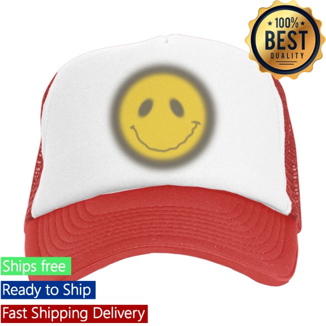 Lizzo Music Store Merch Smiley Trucker Hat 3 Lizzo Music Store Merch Smiley Trucker Hat